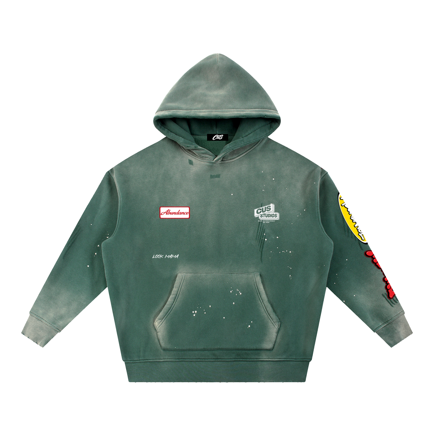 "Look Mom" Vintage Hoodie
