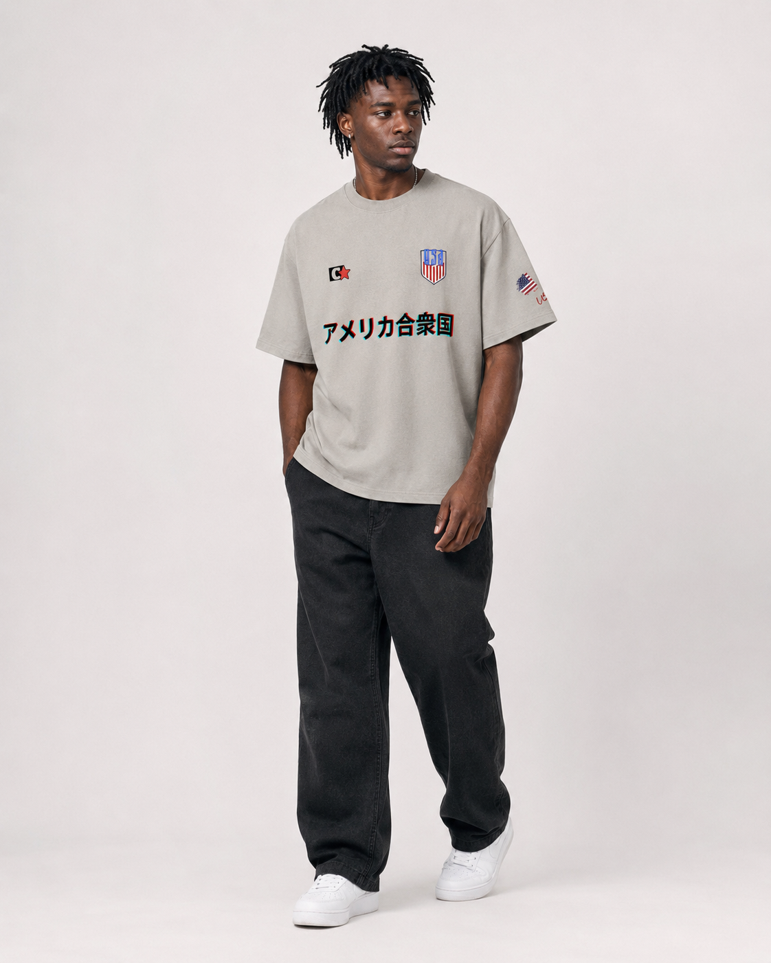 "USA" Away Heavyweight T-Shirt