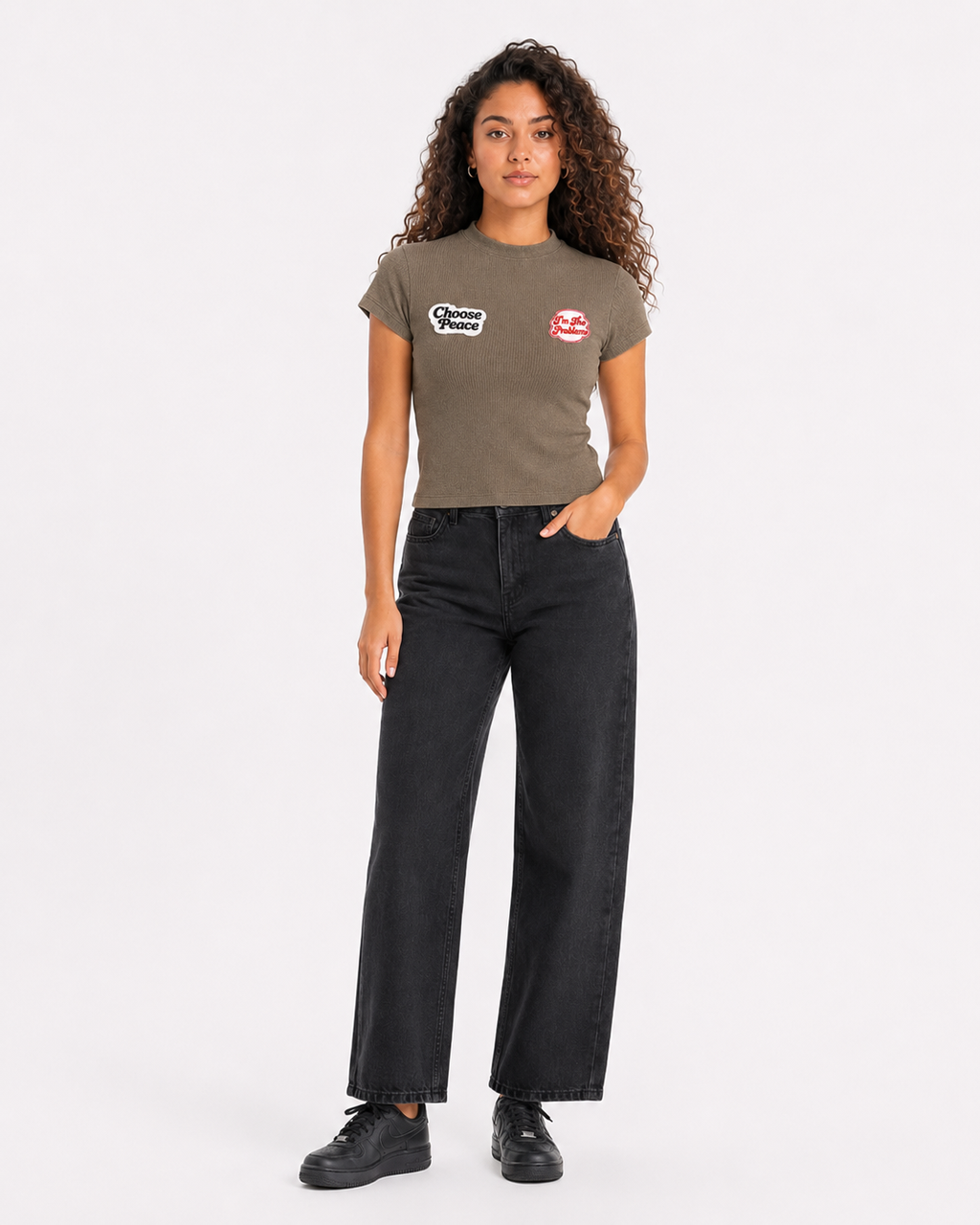 "Girly Mode" Slim Fit T-Shirt