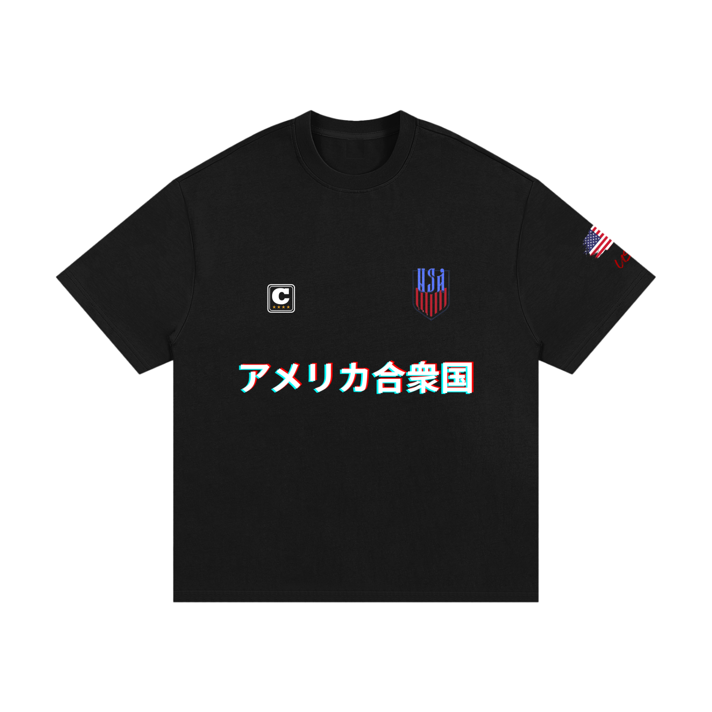 Camiseta de peso pesado "USA" 