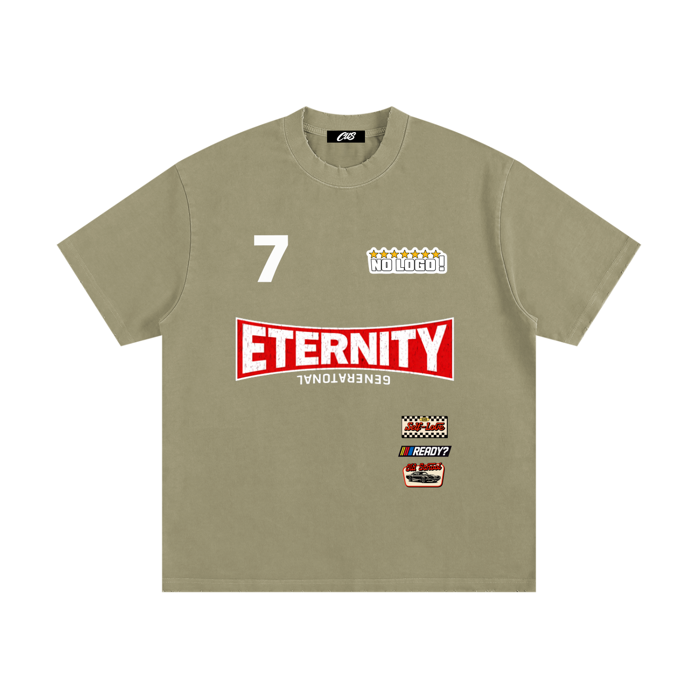 "Number 7" Vintage Washed T-Shirt