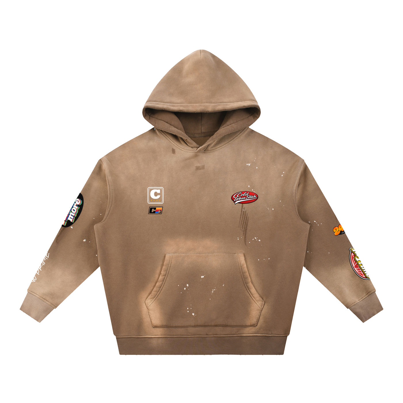 Sudadera con capucha lavada "No Prime" 