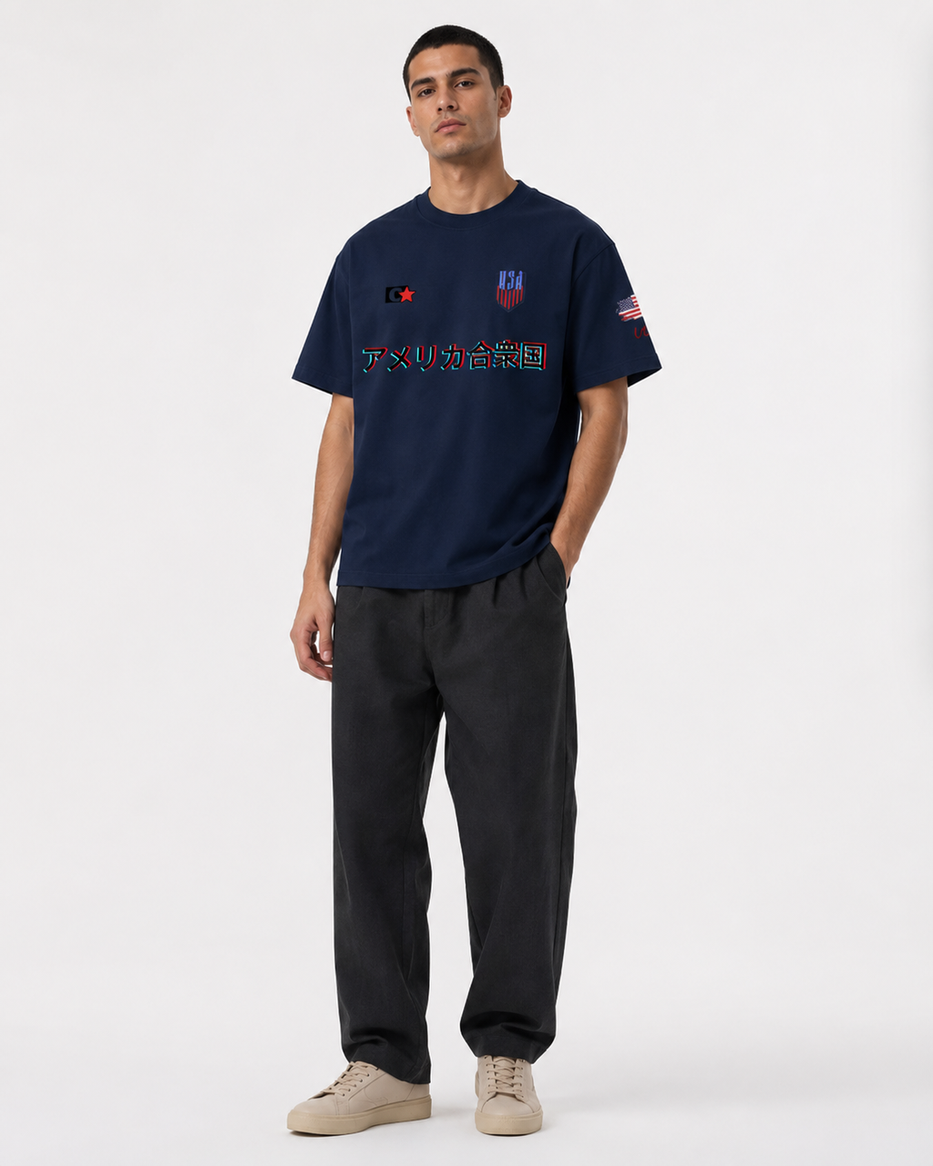 "USA" Away Heavyweight T-Shirt