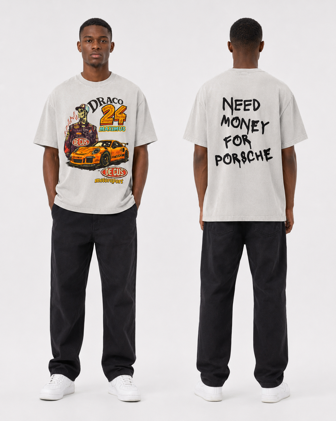 "Money For a Porsche" Vintage Washed T-Shirt