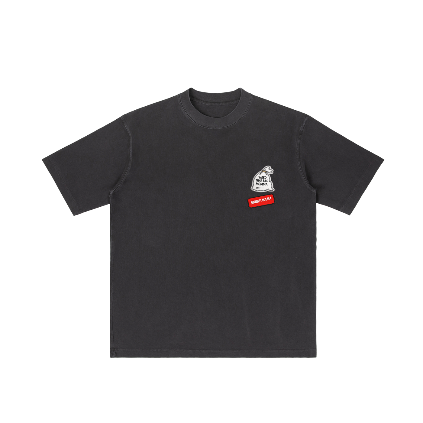 Camiseta de peso pesado "Sorry Mama" 