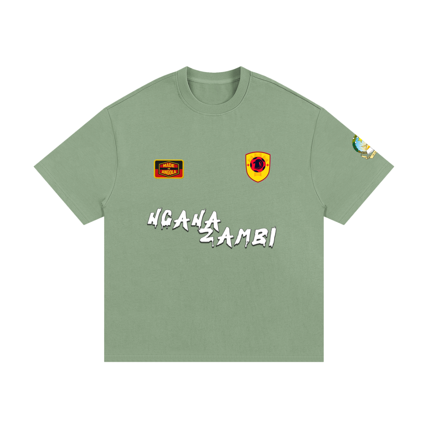 Camiseta de peso pesado "Angola" 