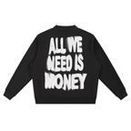 "Money Manifest" Sweat Cardigan