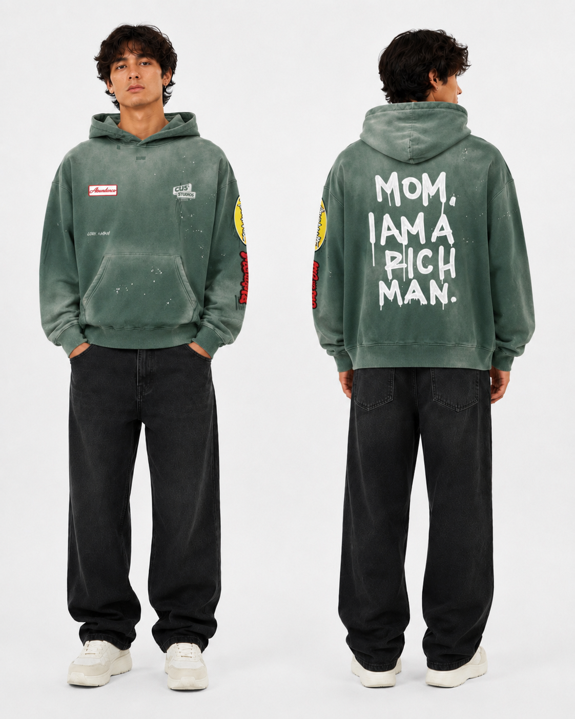 Sudadera vintage "Mira Mamá"