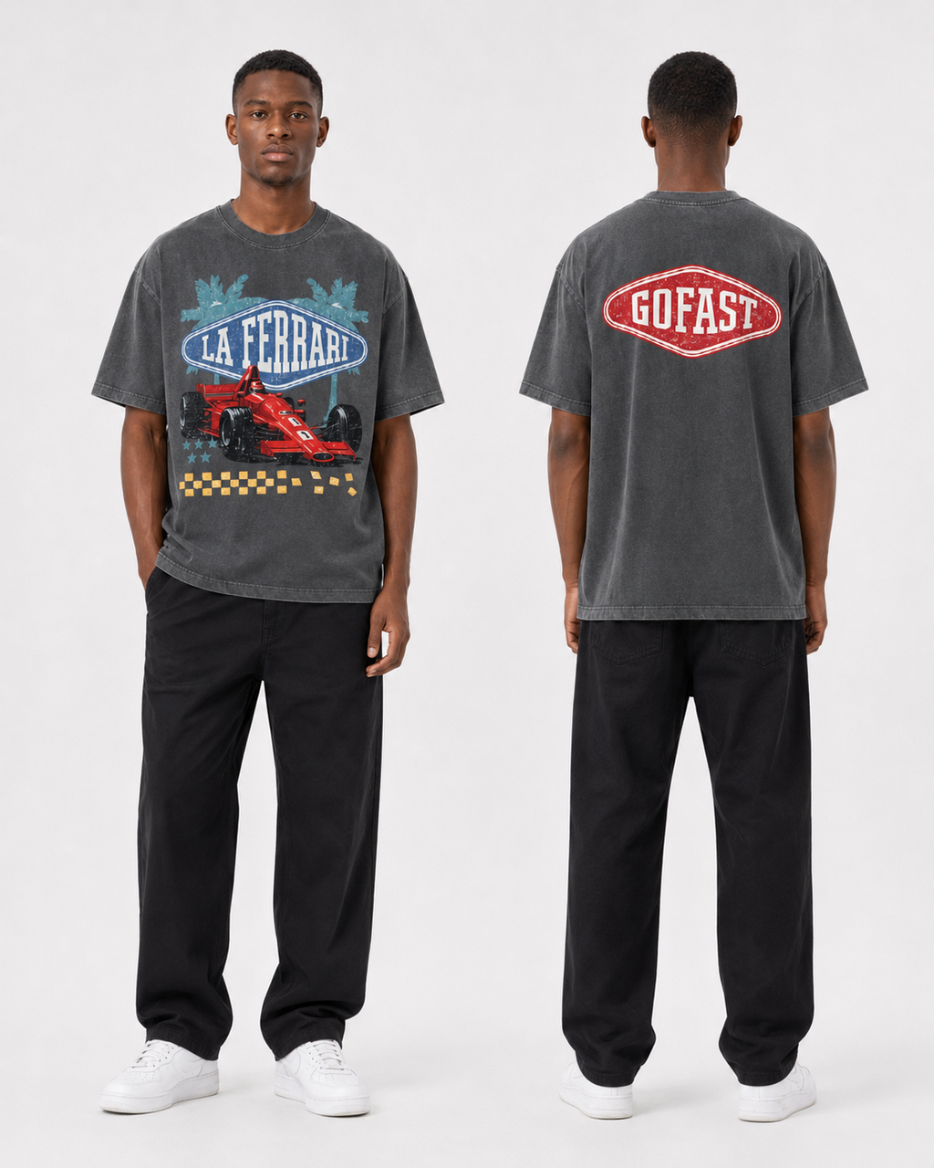 "La Ferrari" Vintage Washed T-Shirt