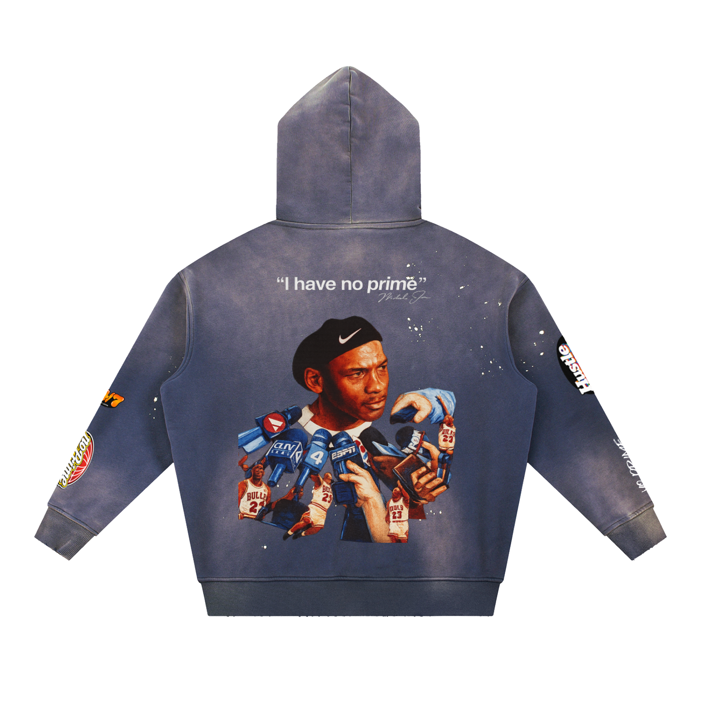 "No Prime" Washed Hoodie