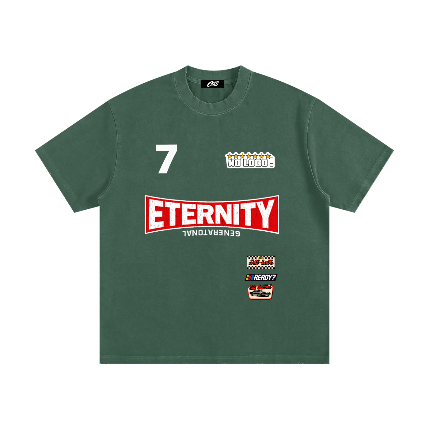 "Number 7" Vintage Washed T-Shirt