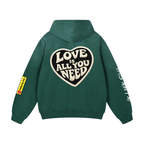 Sudadera con capucha extragrande "Esto no es IA"