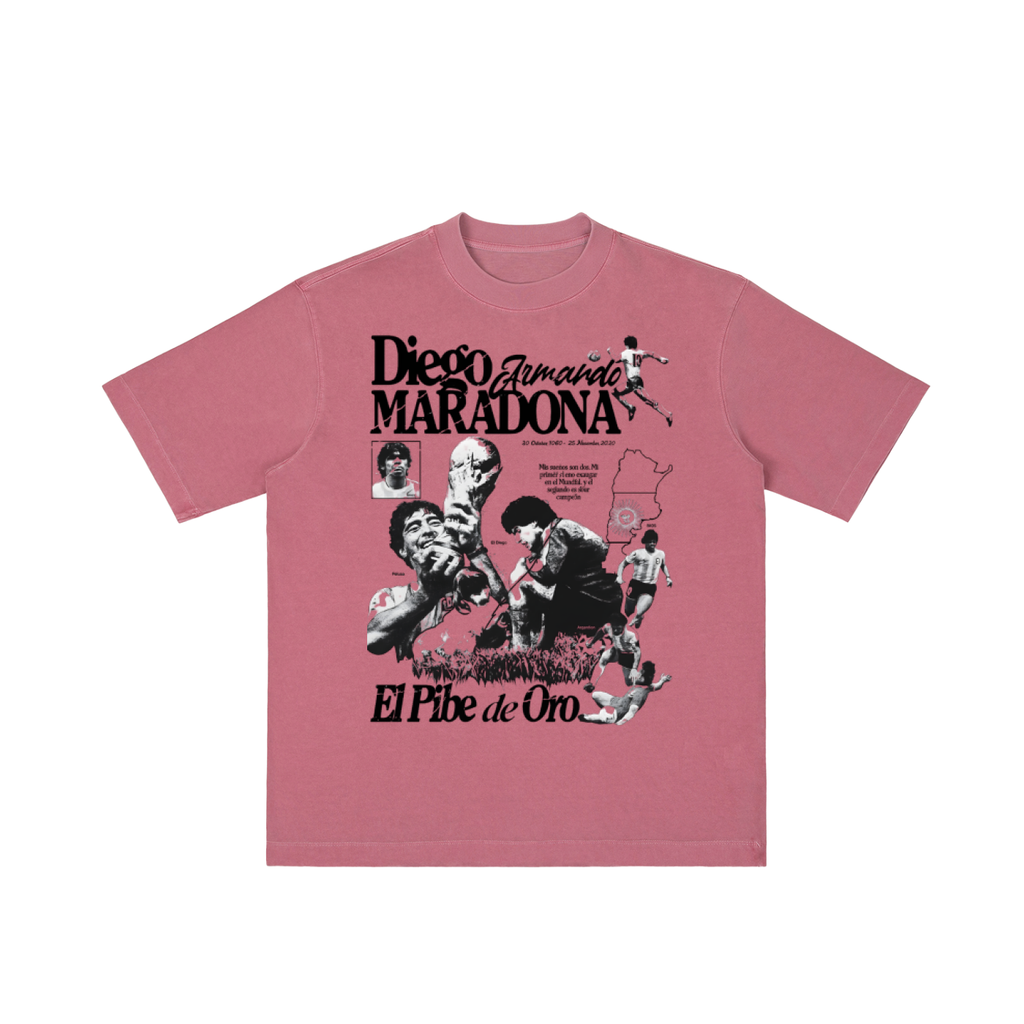 Camiseta de peso pesado "El Pibe" 
