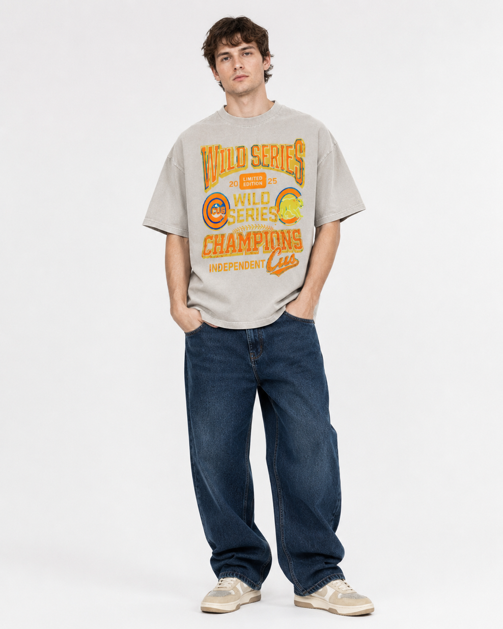 "Wild Series" Vintage Washed T-Shirt