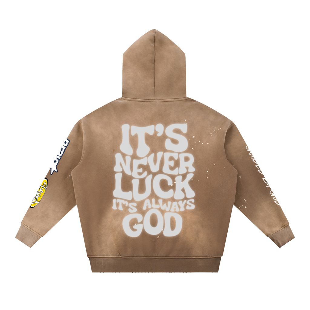 "Always GOD" Washed Hoodie
