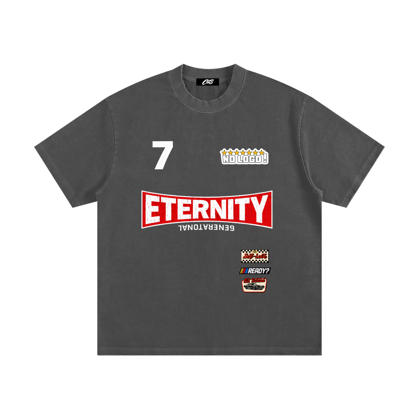 "Number 7" Vintage Washed T-Shirt