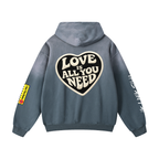 Sudadera con capucha extragrande "Esto no es IA"