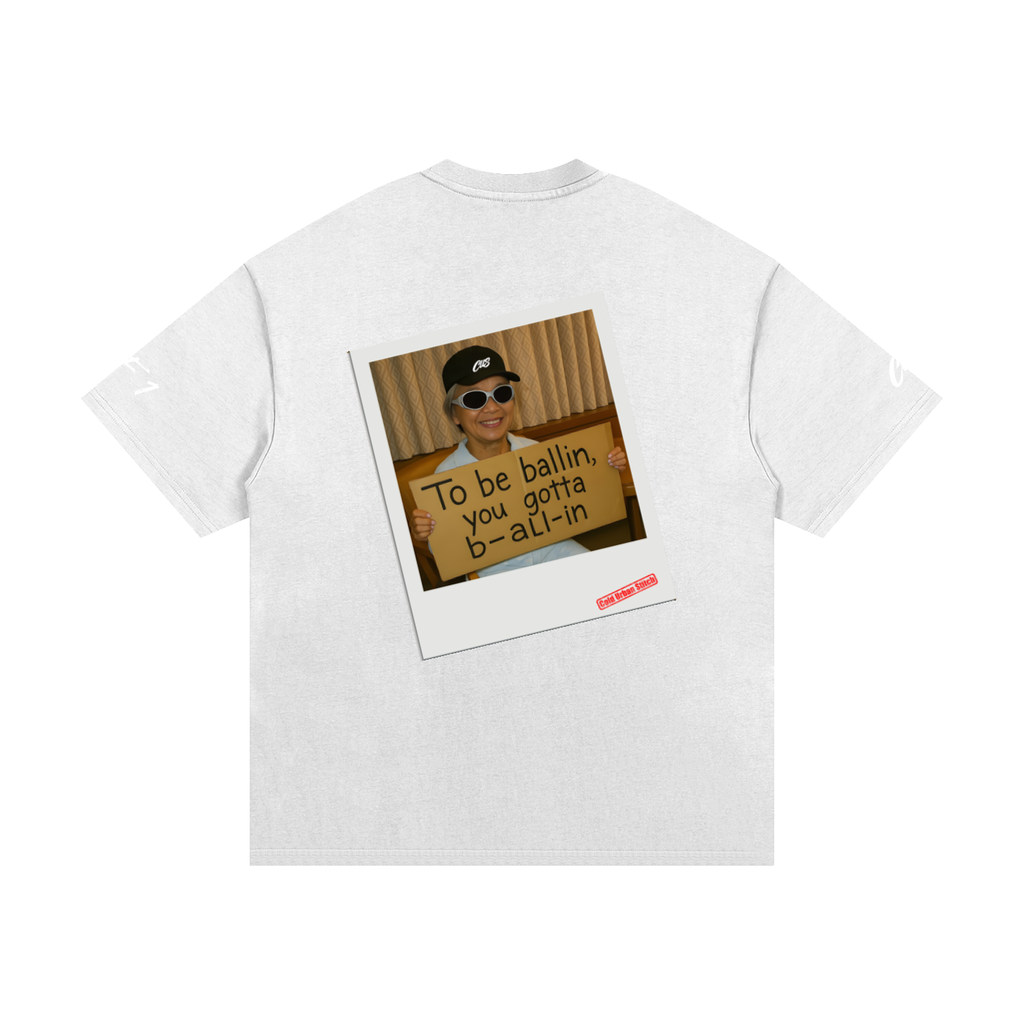 Camiseta esencial de algodón pesado