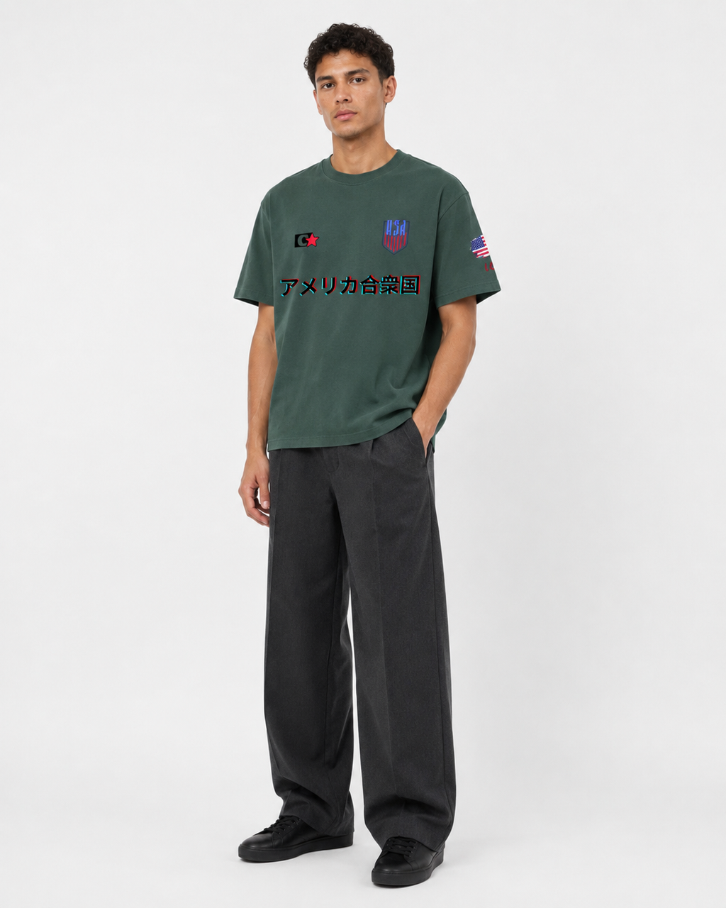 "USA" Away Heavyweight T-Shirt