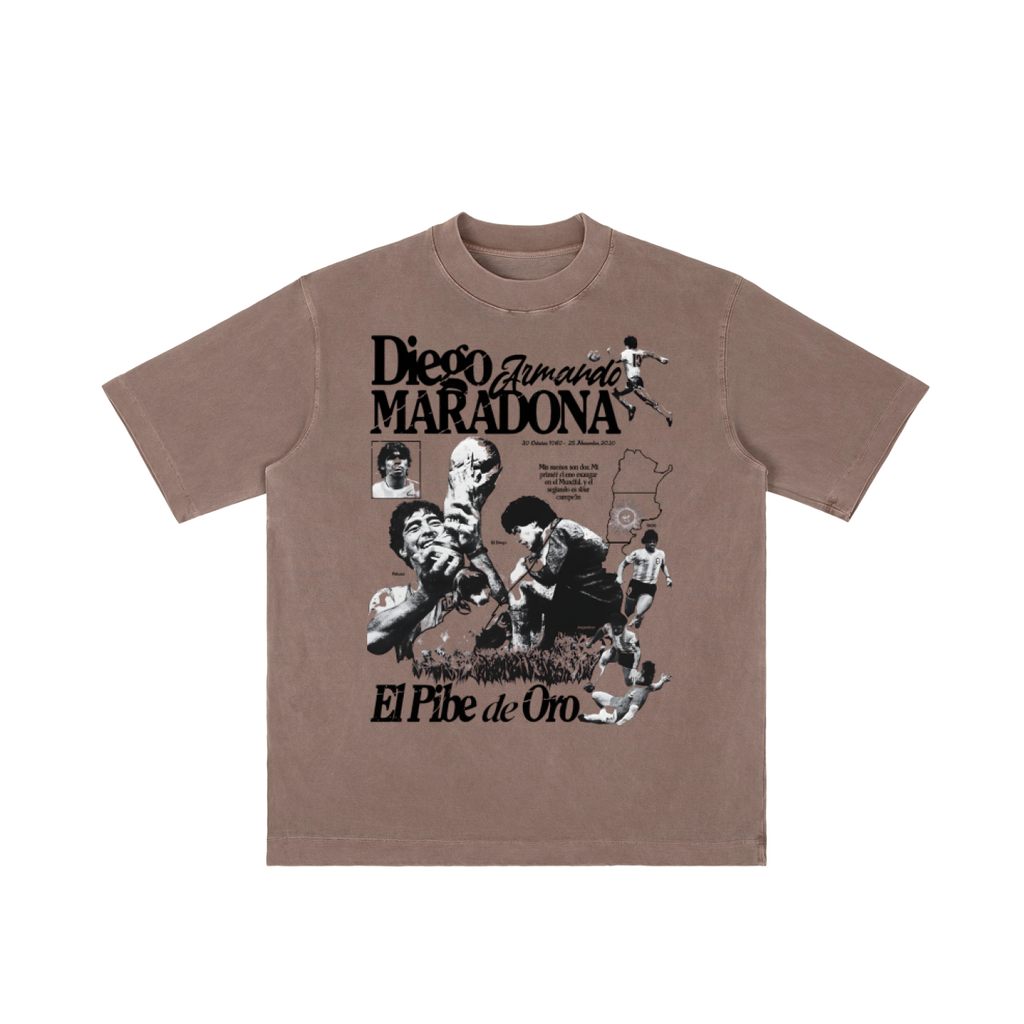 Camiseta de peso pesado "El Pibe" 