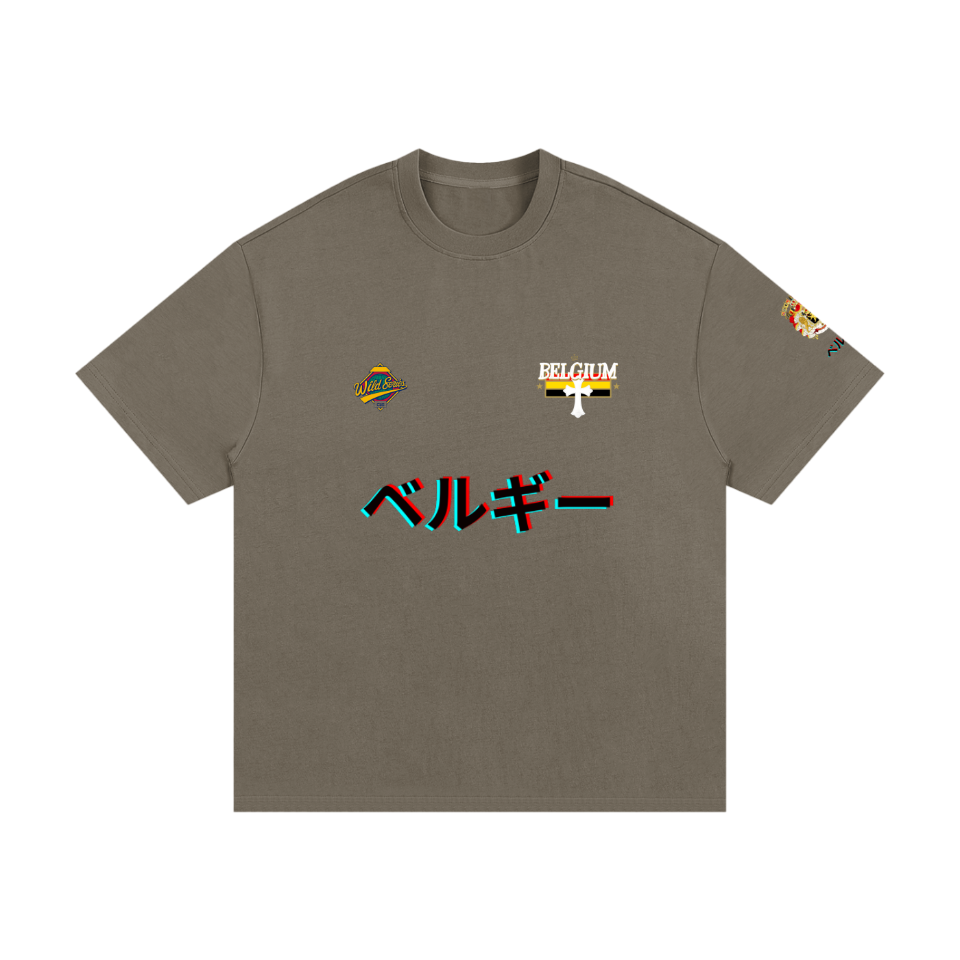 Camiseta pesada "Bélgica" 