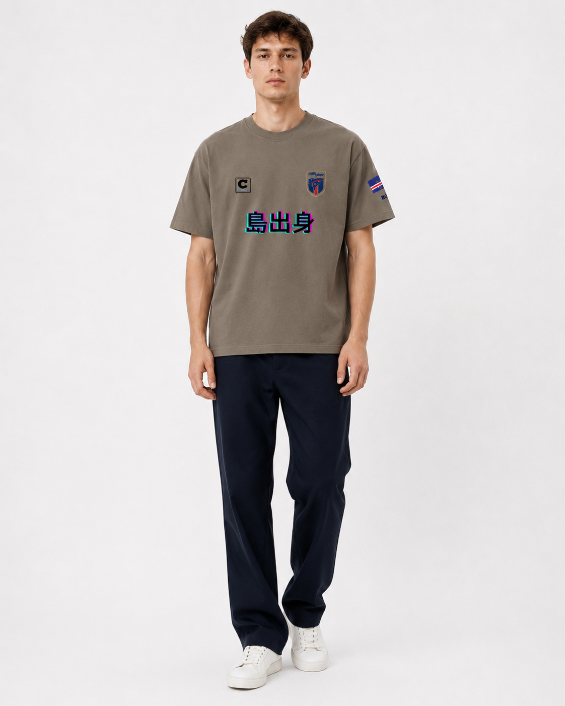 Camiseta de peso pesado "Cabo Verde" 