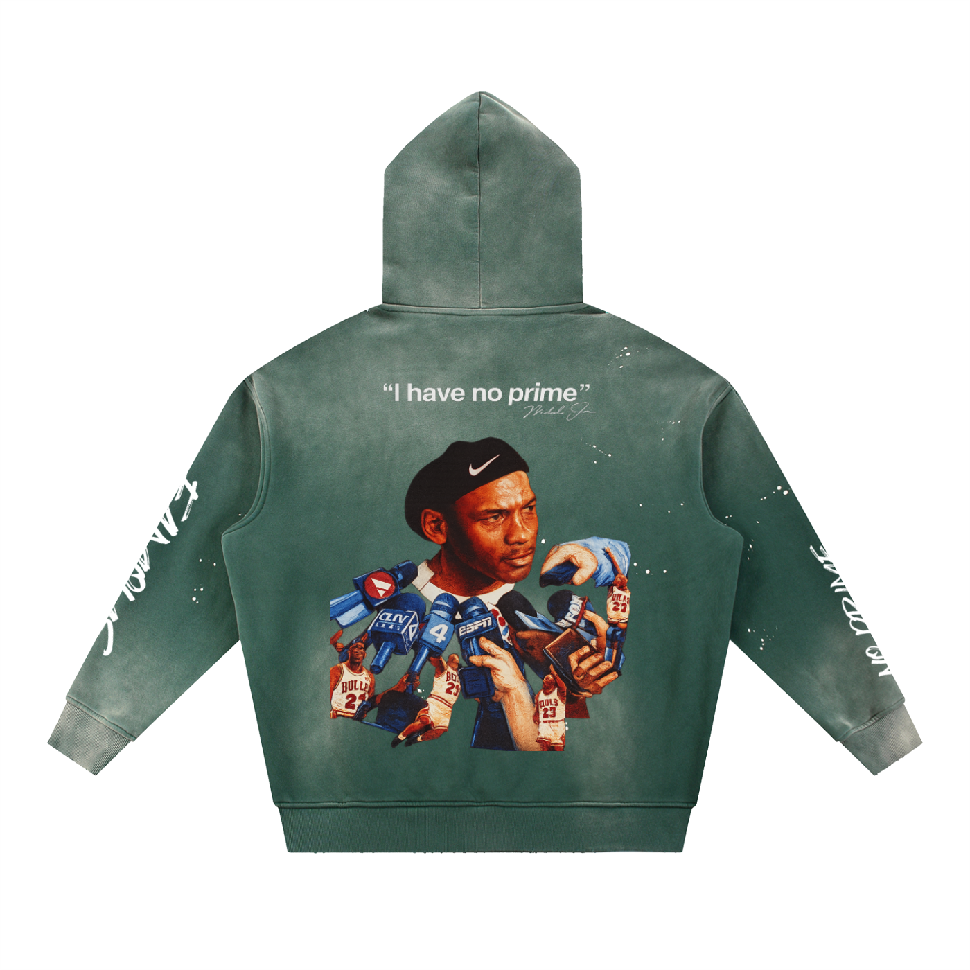 "No Prime" Washed Hoodie