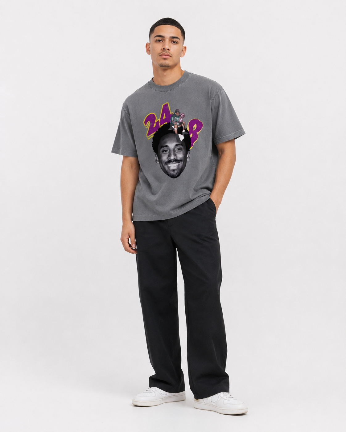 Camiseta de peso pesado "Mamba" 