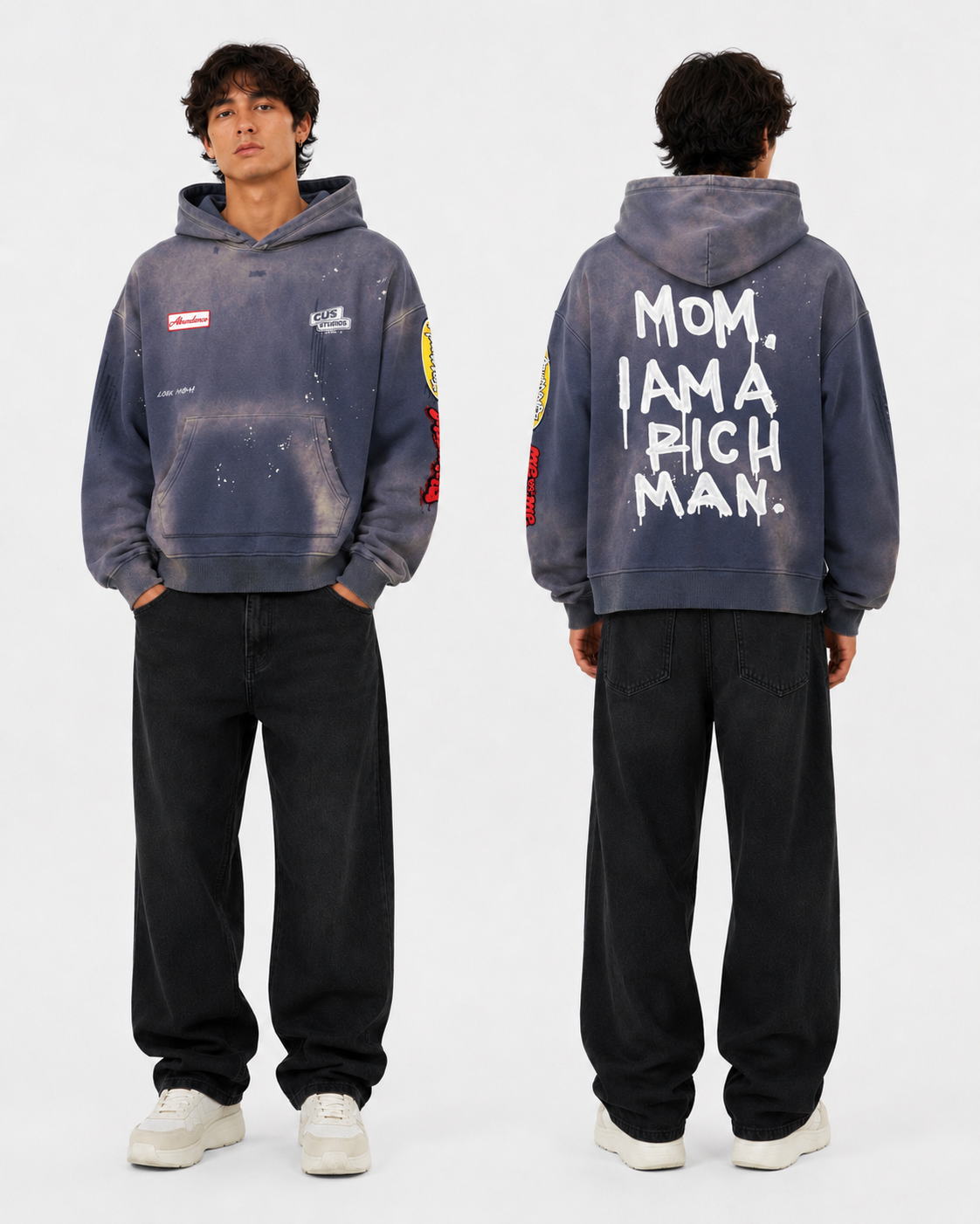 Sudadera vintage "Mira Mamá"
