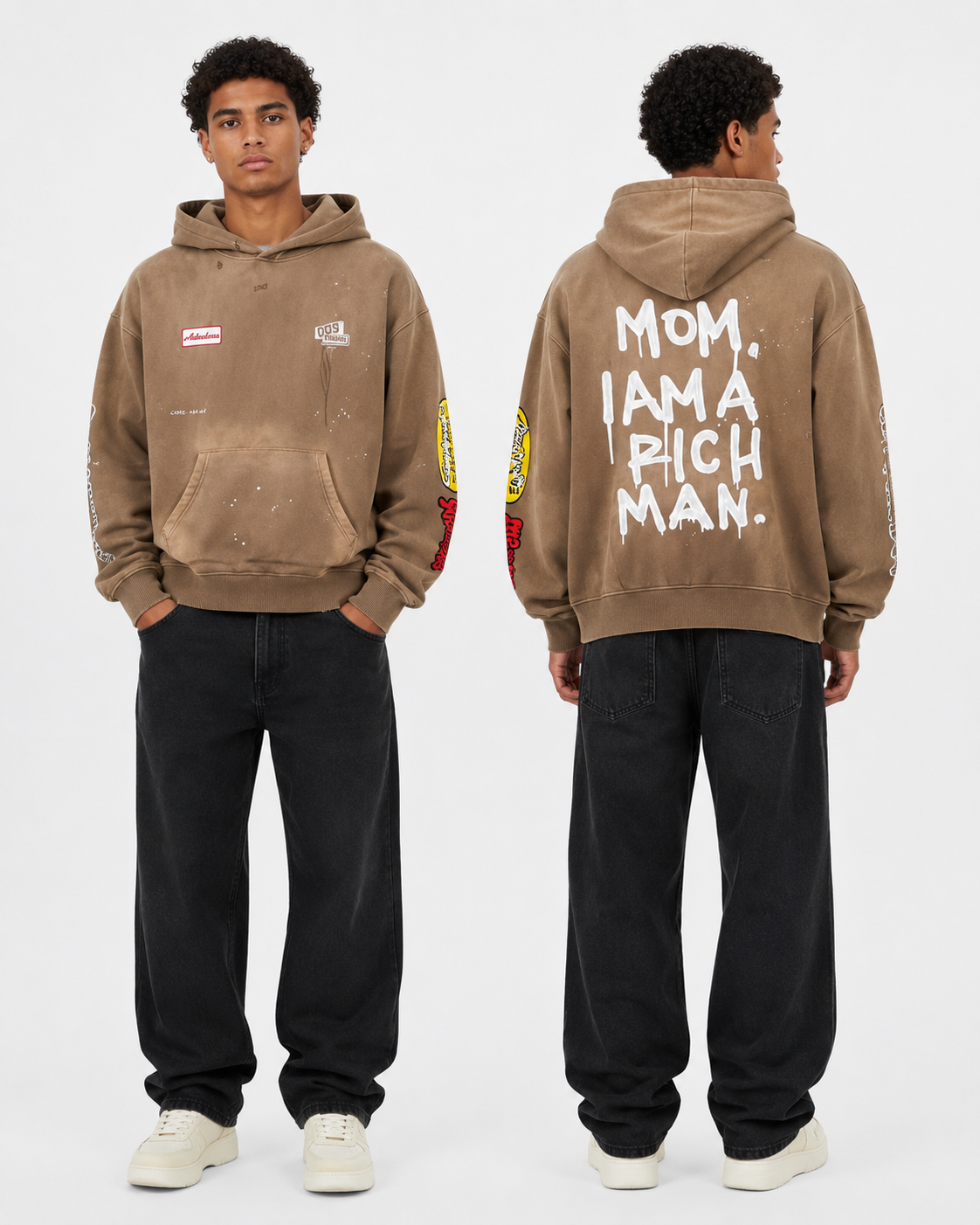 Sudadera vintage "Mira Mamá"
