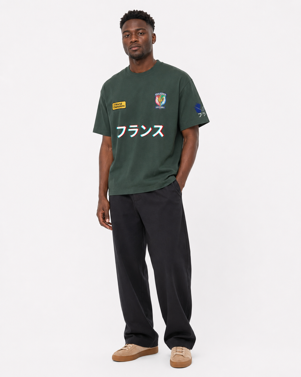 "France" Home Heavyweight T-Shirt