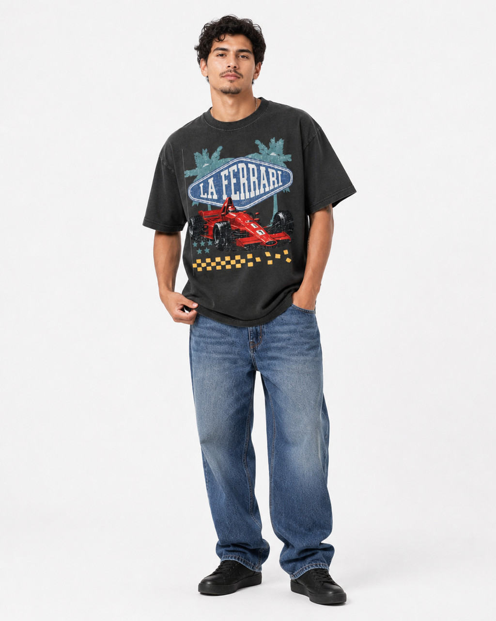 "La Ferrari" Vintage Washed T-Shirt