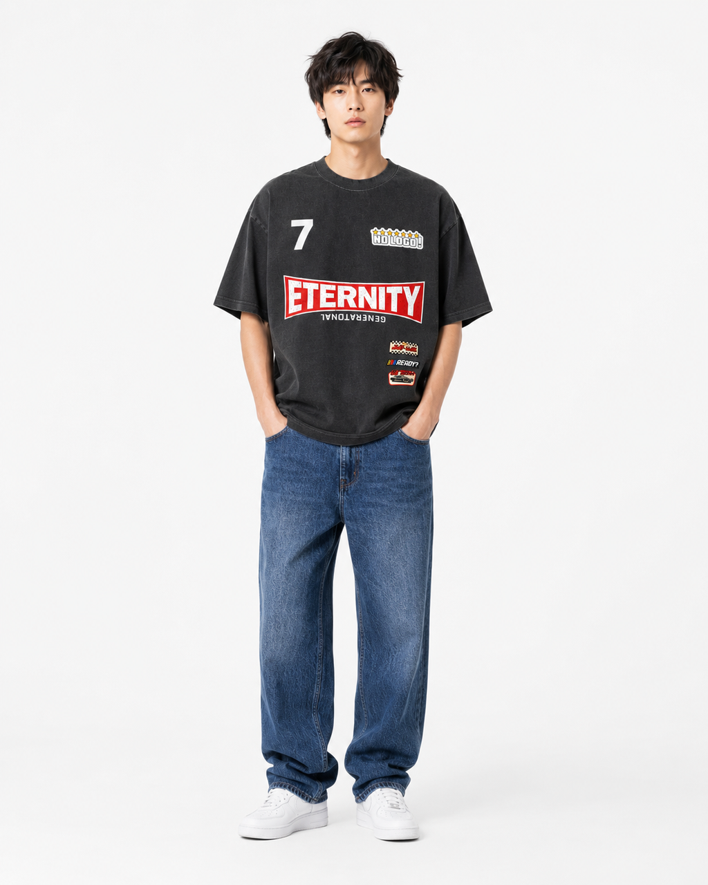 "Number 7" Vintage Washed T-Shirt