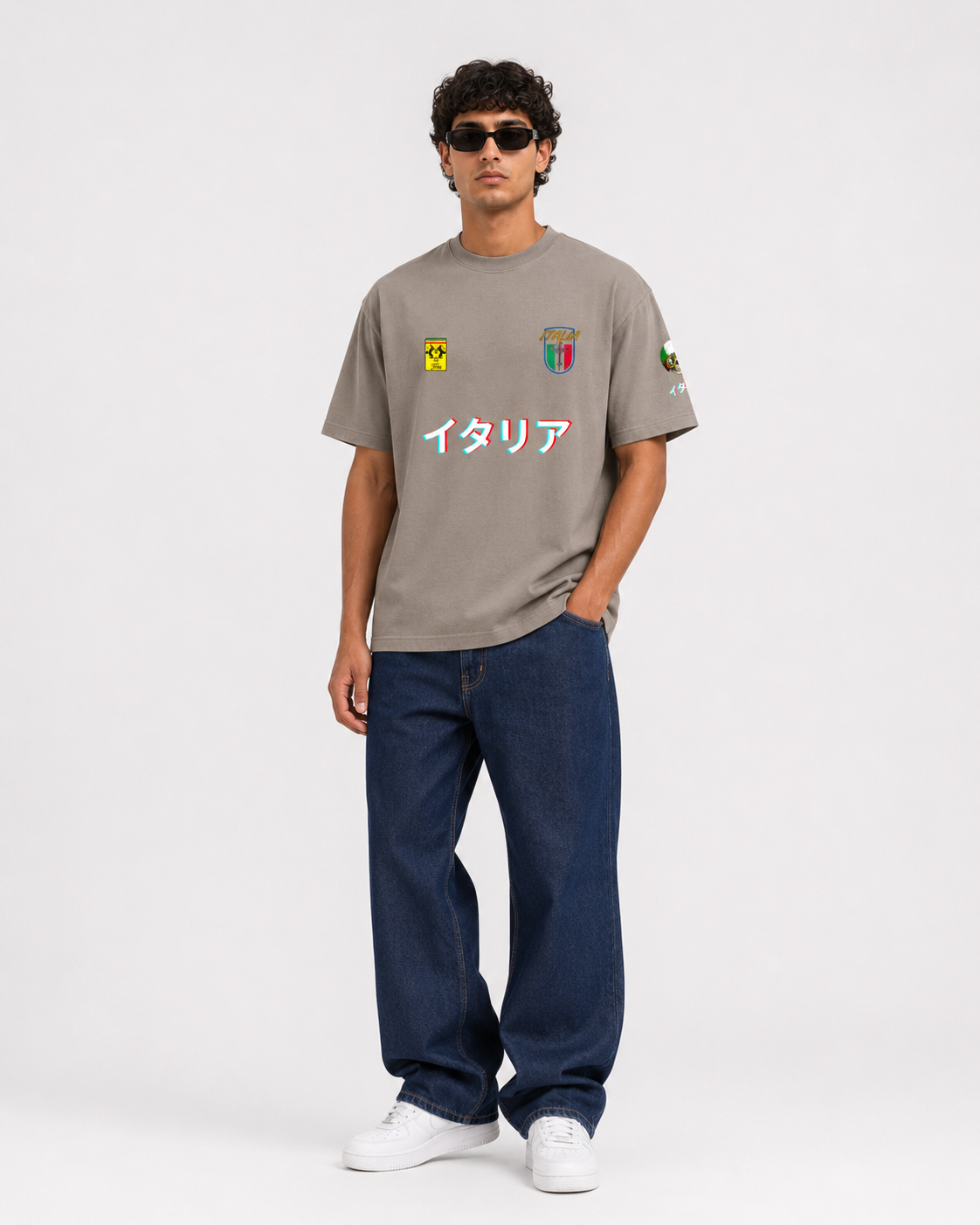 Camiseta pesada "Italia" 