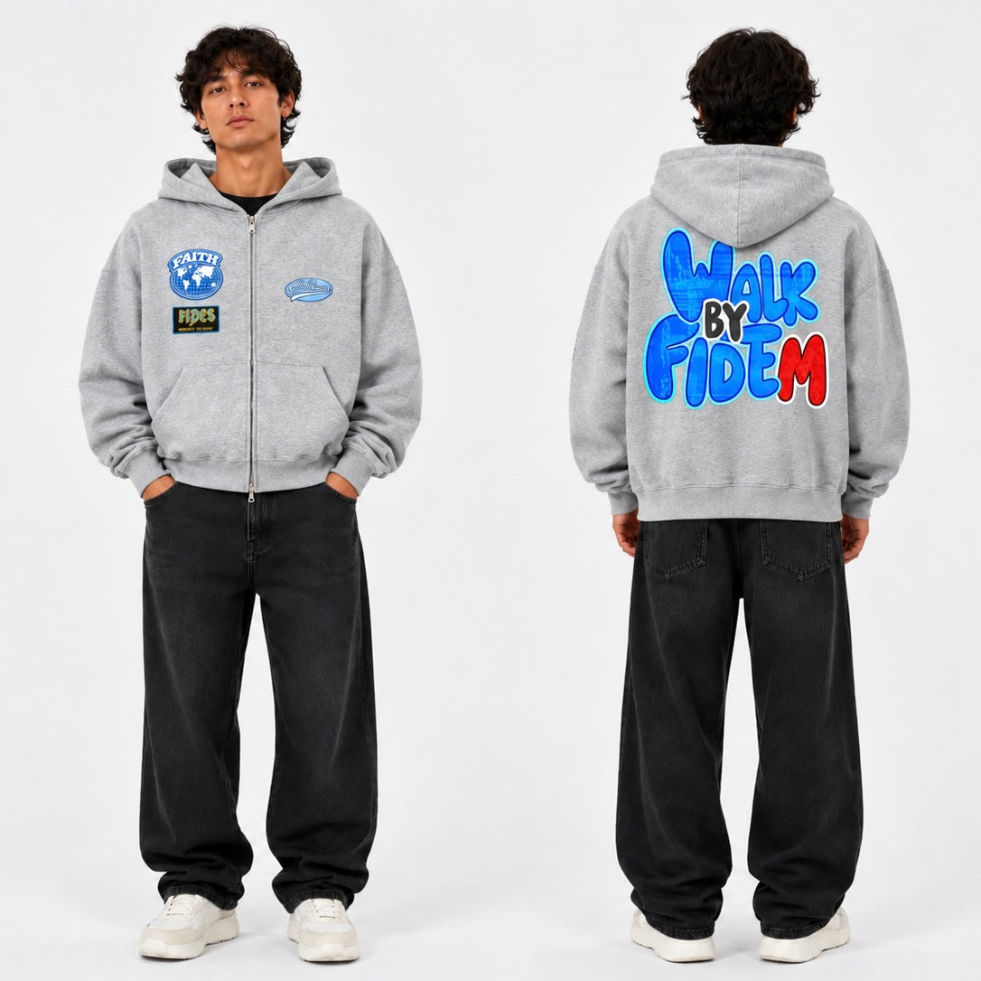 "Walk by FIDEM" Heavyweight Hoodie