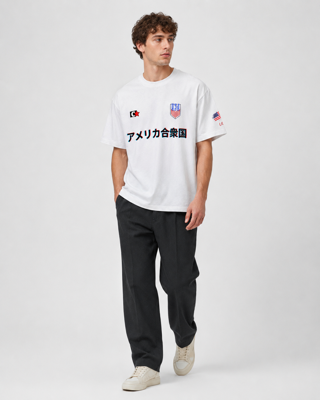 "USA" Away Heavyweight T-Shirt