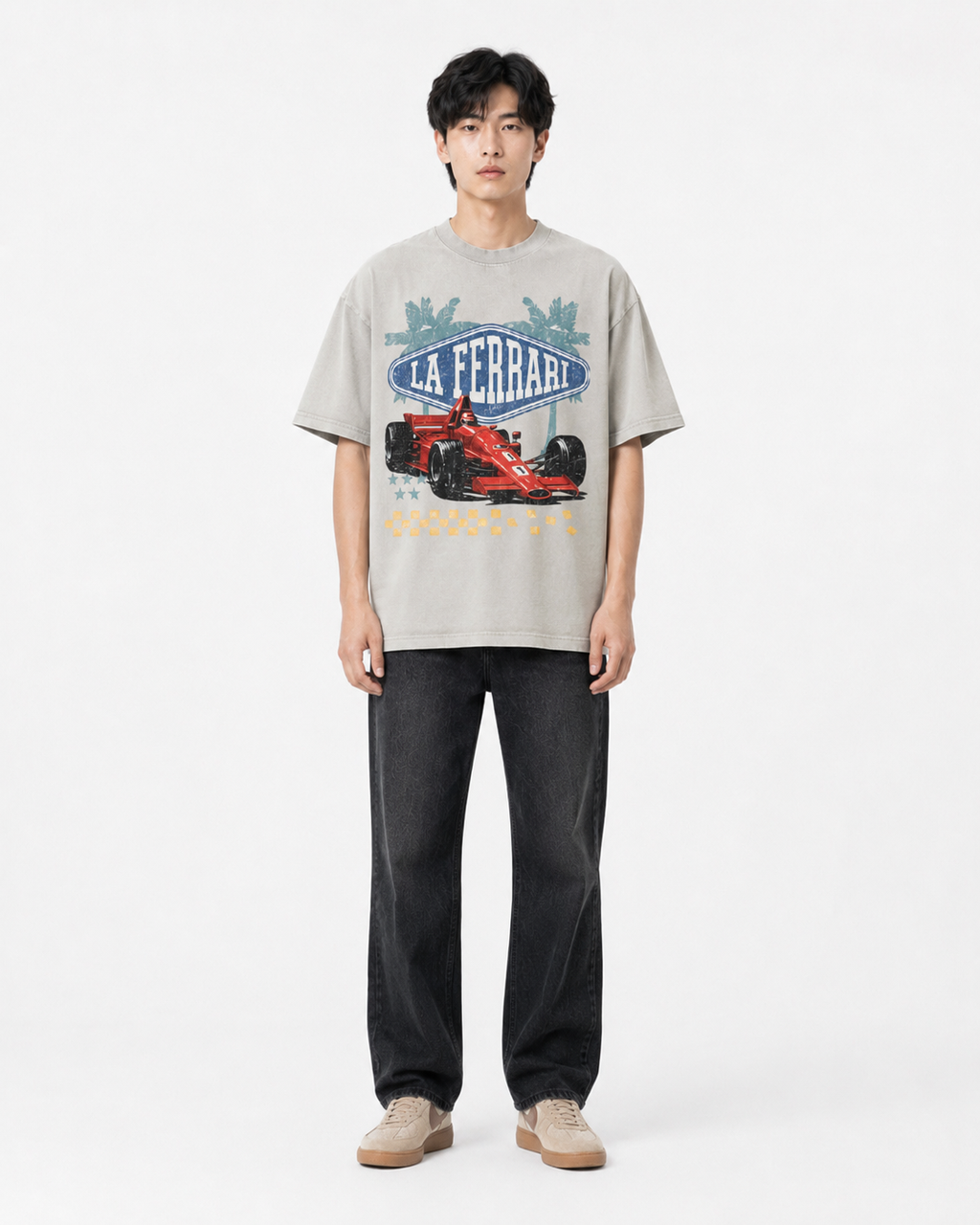 "La Ferrari" Vintage Washed T-Shirt