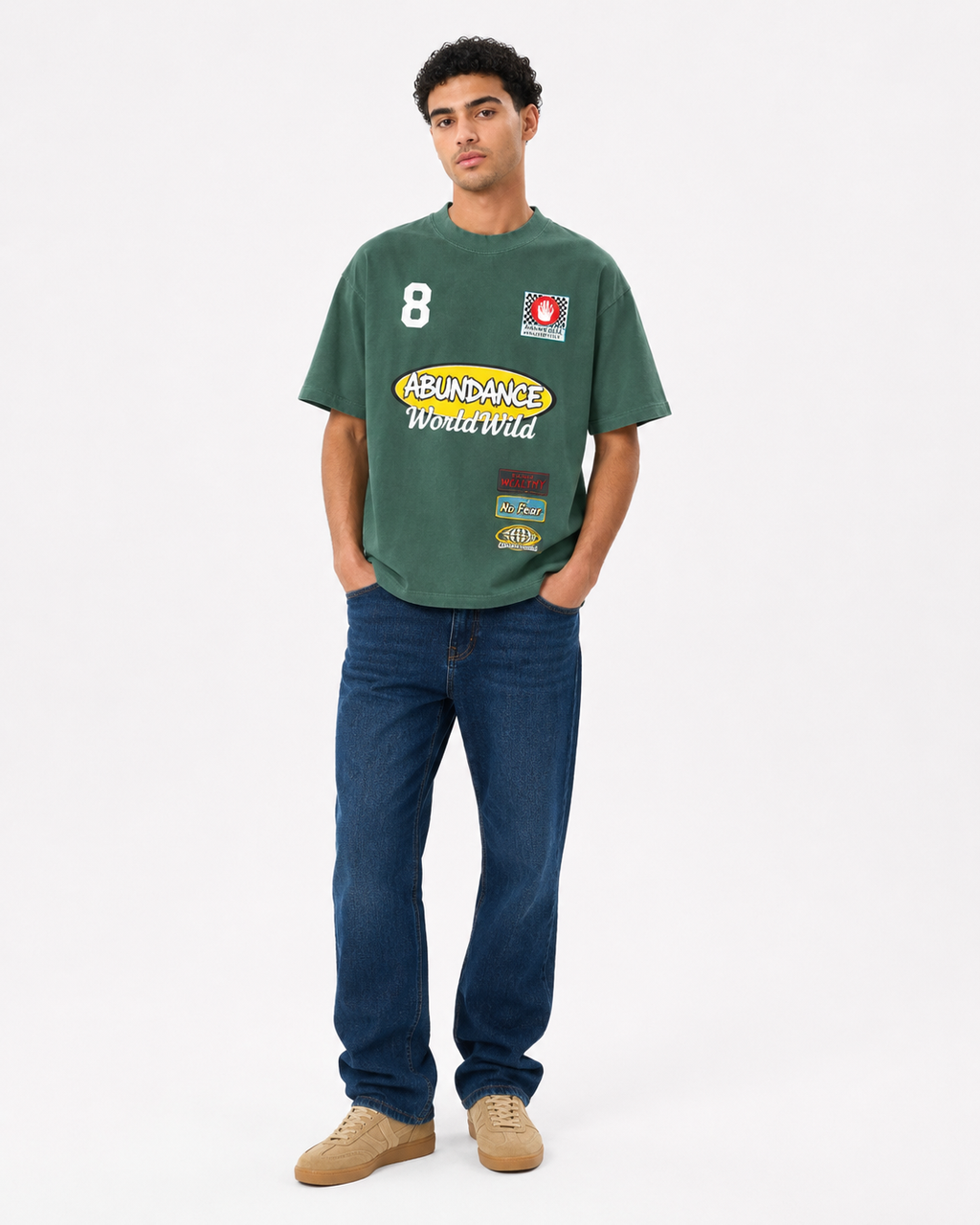 "Number 8" Vintage Washed T-Shirt