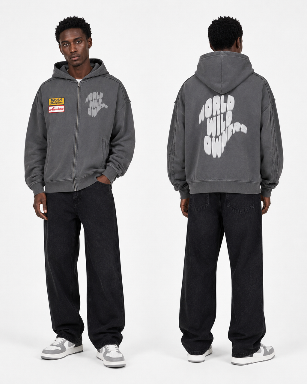 "World Wild Owners" Zip Hoodie
