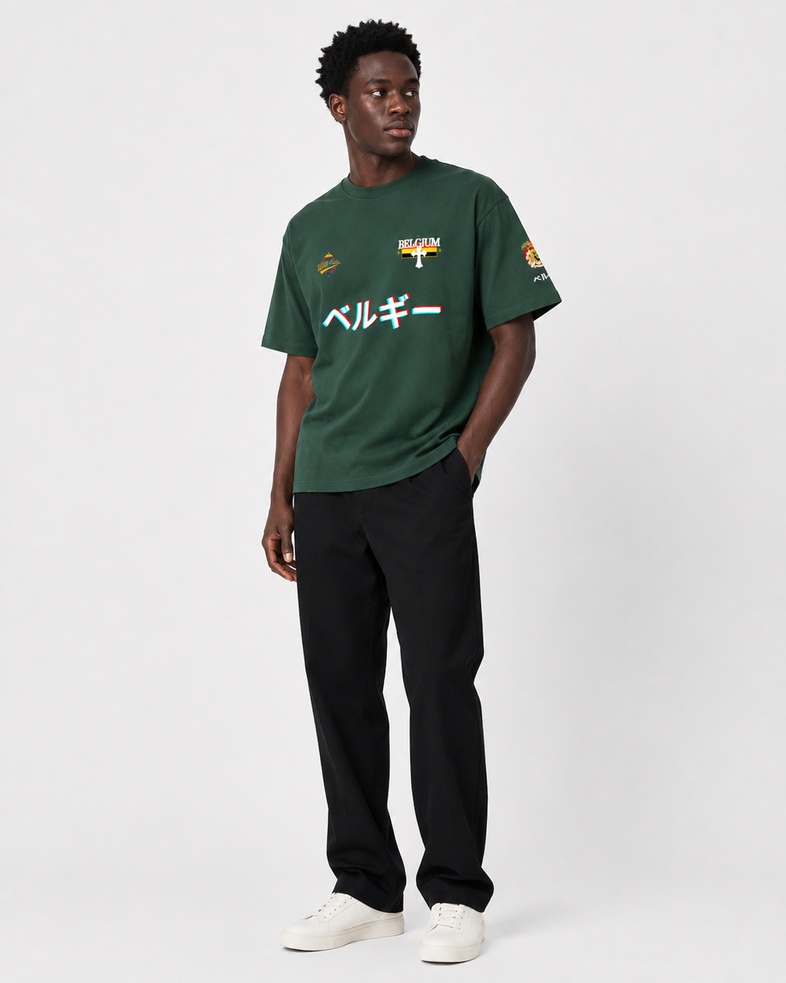 Camiseta pesada "Bélgica" 