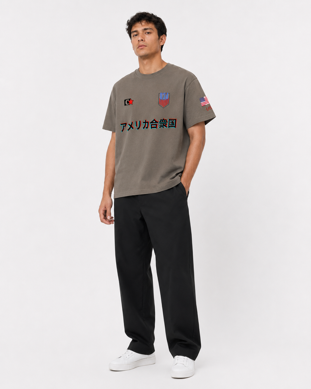 "USA" Away Heavyweight T-Shirt