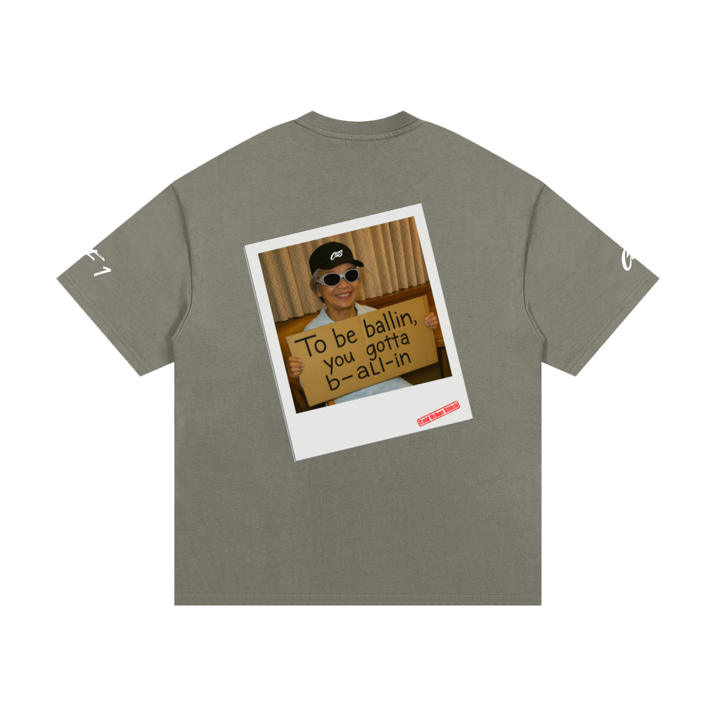 Camiseta esencial de algodón pesado