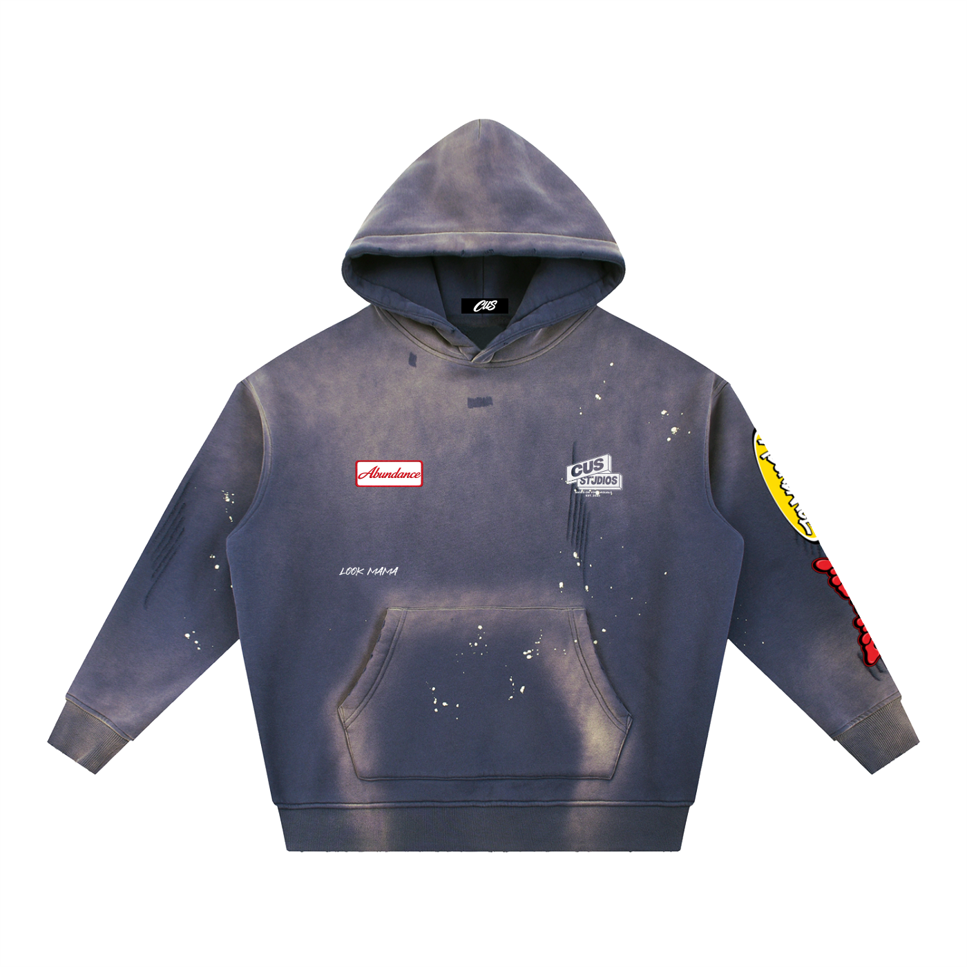 "Look Mom" Vintage Hoodie