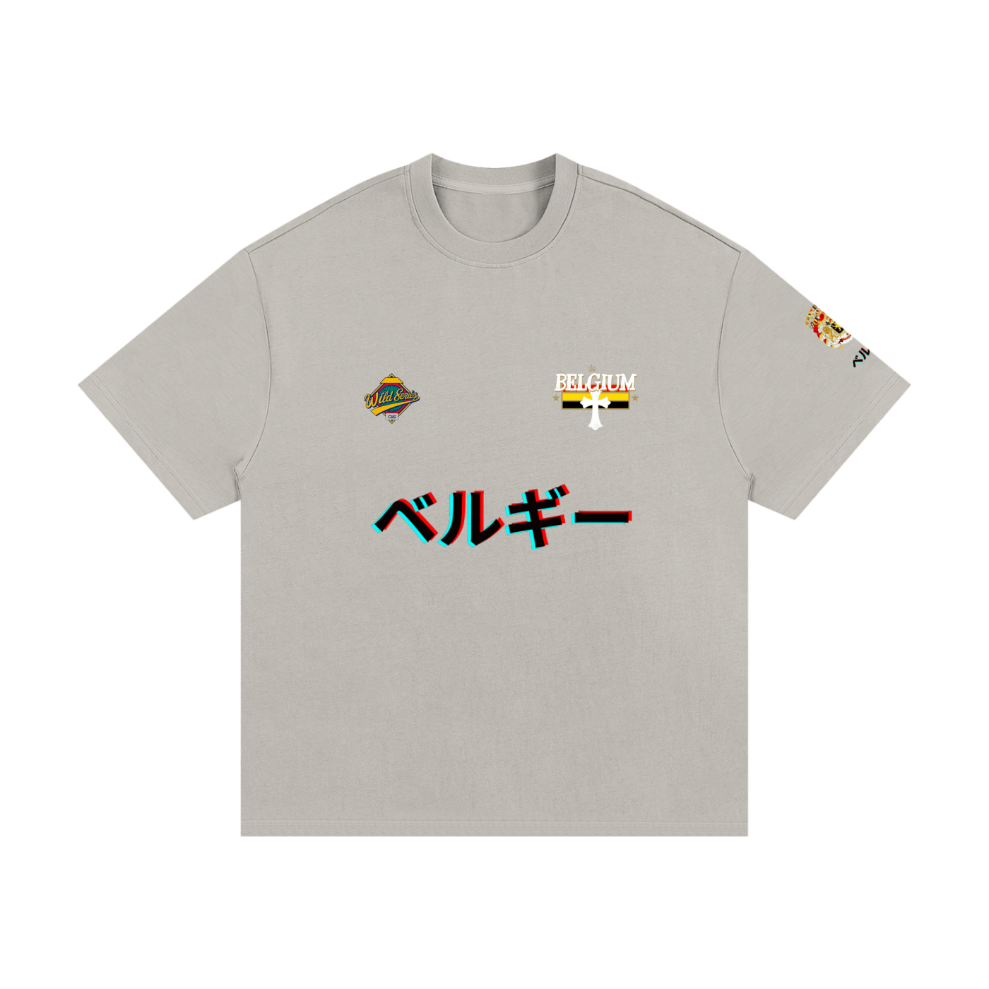 Camiseta pesada "Bélgica" 