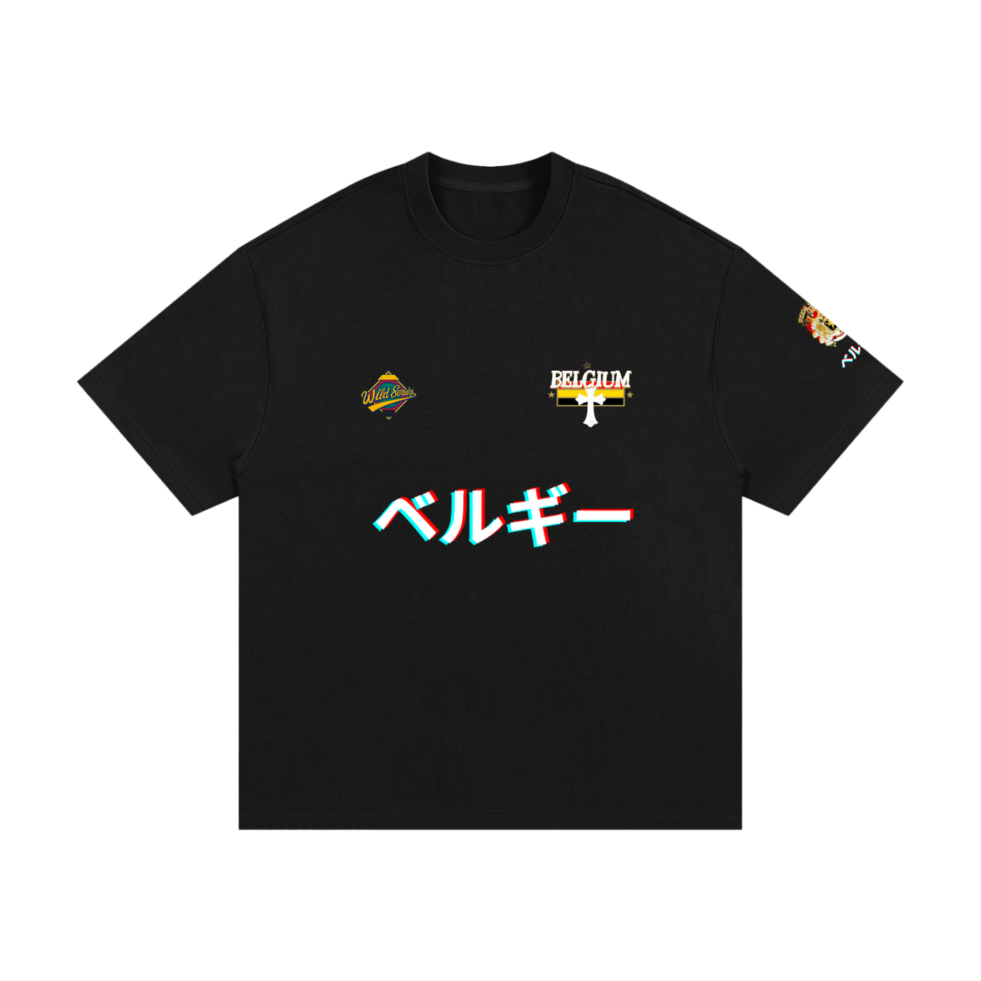 Camiseta pesada "Bélgica" 
