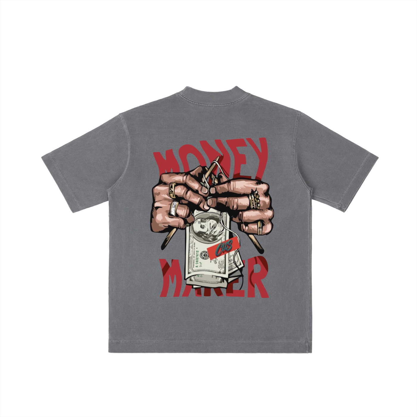 Camiseta de peso pesado "777"