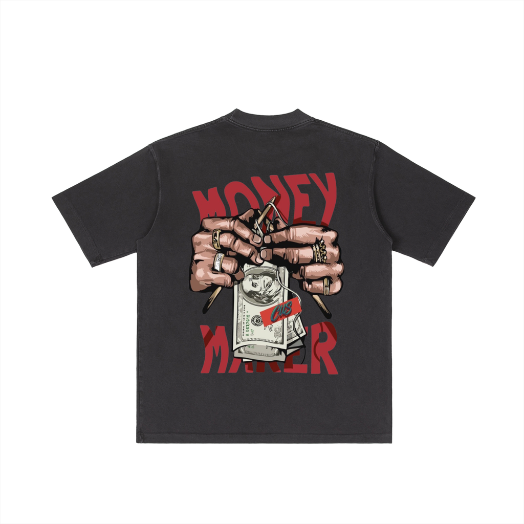 Camiseta de peso pesado "777"
