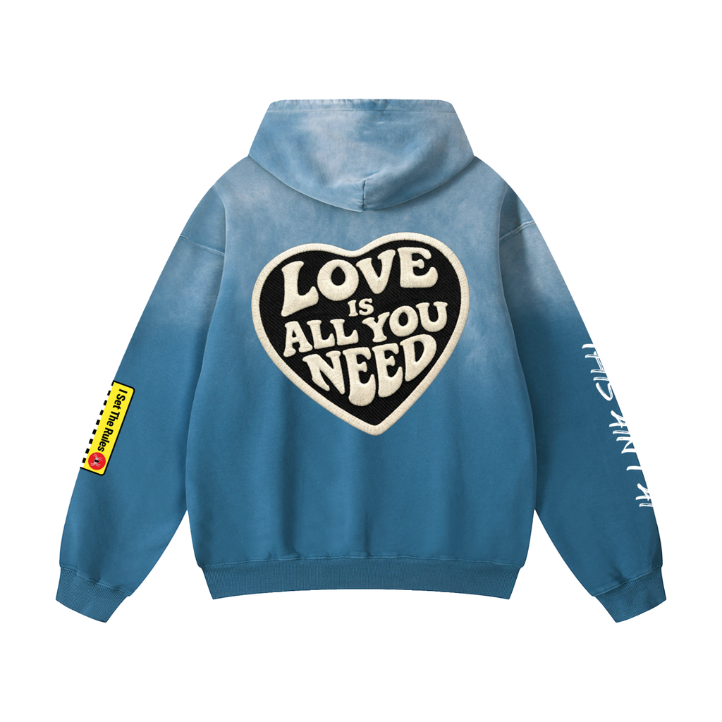 Sudadera con capucha extragrande "Esto no es IA"