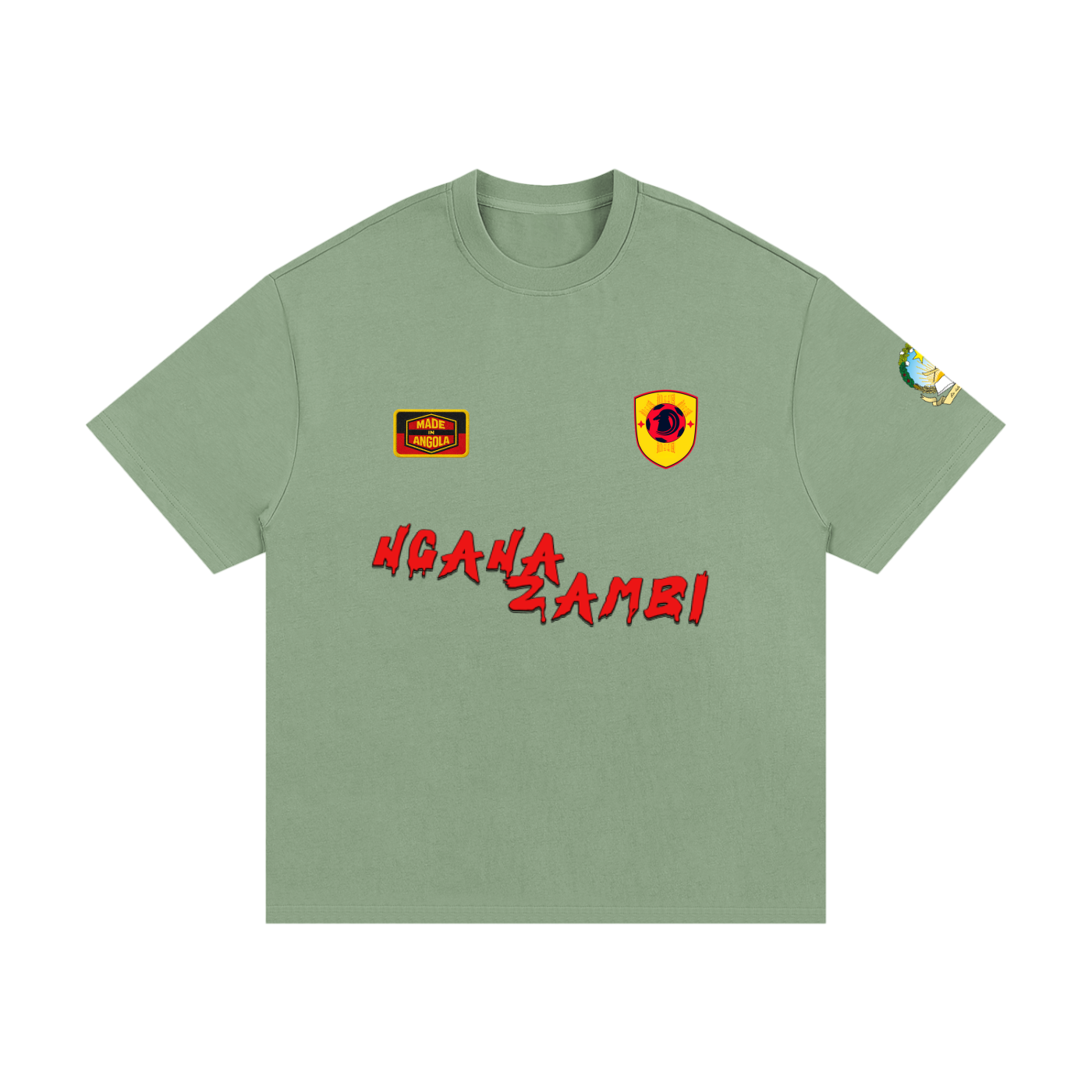 Camiseta de peso pesado "Angola" 