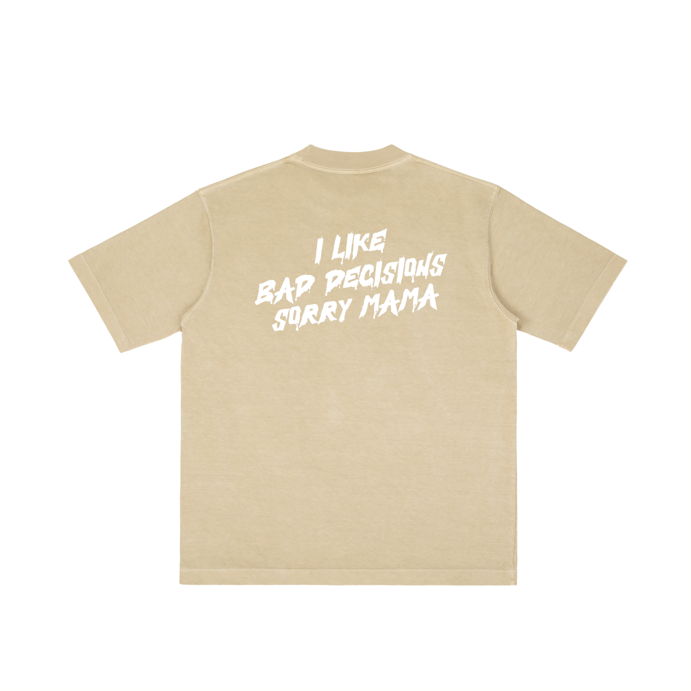 Camiseta de peso pesado "Sorry Mama" 